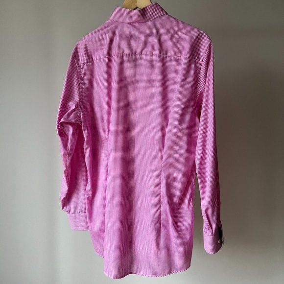 Eton Pink Shirt Size 42, 16.5 - Picture 6 of 8